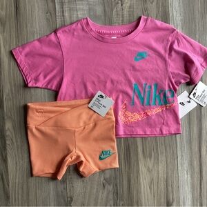 Nike toddler girl Tee & Shorts Set size 3T(NWT) ~PRICE IS FIRM, NO OFFERS~